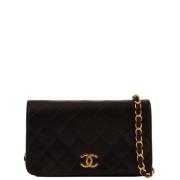 Chanel Vintage Pre-owned Tyg chanel-vskor Black, Dam