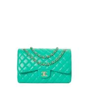 Chanel Vintage Pre-owned Laeder chanel-vskor Green, Dam