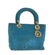 Dior Vintage Pre-owned Nylon dior-vskor Blue, Dam