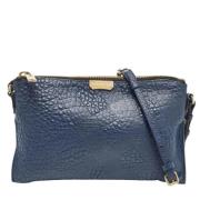 Burberry Vintage Pre-owned Laeder axelremsvskor Blue, Dam