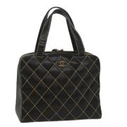 Chanel Vintage Pre-owned Laeder chanel-vskor Black, Dam