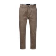 Department Five Chinos Crop Byxor i Mastice Brown, Herr