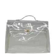 Hermès Vintage Pre-owned Canvas handvskor White, Dam