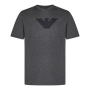 Emporio Armani Grå Crew Neck T-shirt Snygg Design Gray, Herr