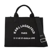 Karl Lagerfeld Hand- en schoudertas Black, Dam