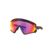 Oakley Spegelglas Goggle-Stil Solglasögon Purple, Unisex