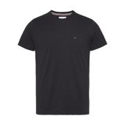 Tommy Hilfiger Herr Bomull T-shirt Vår/Sommar Kollektion Black, Herr