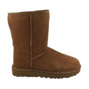 UGG Kvinnors Classic Short II Kamelfärgade Fårskinnstövlar Brown, Dam