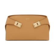 Salvatore Ferragamo Beige Axelväska Höj Stil Beige, Dam