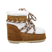 Moon Boot Shearling Vinterstövlar Brown, Dam