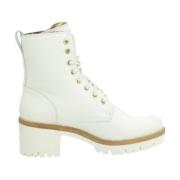 Panama Jack Lace-up Boots White, Dam