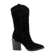 Alma EN Pena Enkla cowboyboots med klack Black, Dam