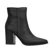 Alma EN Pena Side zip studded bootie Black, Dam