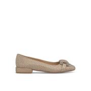 ALMA EN PENA Ballerina med glitter Beige, Dam