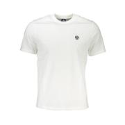 North Sails Bomull Logo Applique Kortärmad T-shirt White, Herr