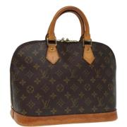 Louis Vuitton Vintage Pre-owned Canvas handvskor Brown, Dam