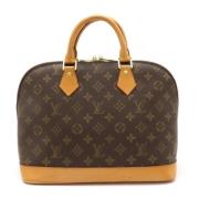 Louis Vuitton Vintage Pre-owned Canvas handvskor Brown, Dam