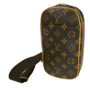 Louis Vuitton Vintage Pre-owned Canvas louis-vuitton-vskor Brown, Dam