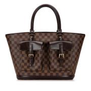 Louis Vuitton Vintage Pre-owned Canvas louis-vuitton-vskor Brown, Dam