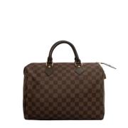 Louis Vuitton Vintage Pre-owned Canvas handvskor Brown, Dam