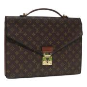 Louis Vuitton Vintage Pre-owned Canvas kuvertvskor Brown, Dam