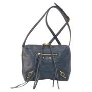 Balenciaga Vintage Pre-owned Laeder balenciaga-vskor Blue, Dam