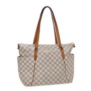 Louis Vuitton Vintage Pre-owned Canvas totevskor White, Dam