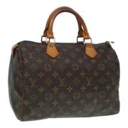 Louis Vuitton Vintage Pre-owned Canvas handvskor Brown, Dam