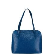 Louis Vuitton Vintage Pre-owned Laeder louis-vuitton-vskor Blue, Dam