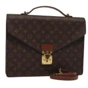 Louis Vuitton Vintage Pre-owned Canvas portfljer Brown, Dam