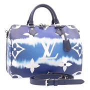 Louis Vuitton Vintage Pre-owned Canvas louis-vuitton-vskor Blue, Dam