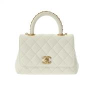 Chanel Vintage Pre-owned Laeder chanel-vskor White, Dam