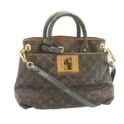 Louis Vuitton Vintage Pre-owned Canvas louis-vuitton-vskor Brown, Dam