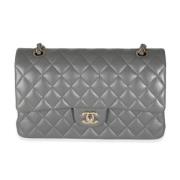 Chanel Vintage Pre-owned Laeder chanel-vskor Gray, Dam