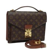 Louis Vuitton Vintage Pre-owned Canvas louis-vuitton-vskor Brown, Dam