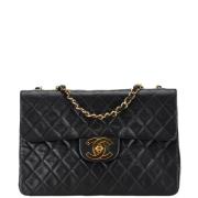 Chanel Vintage Pre-owned Laeder crossbodyvskor Black, Dam