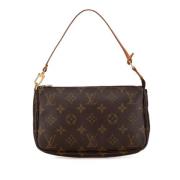 Louis Vuitton Vintage Pre-owned Canvas kuvertvskor Brown, Dam