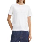 Max Mara Vita T-shirts och Polos Regular Fit White, Dam