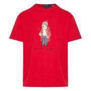 Ralph Lauren 'Polo Denim Bear' t-shirt Red, Herr