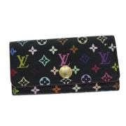 Louis Vuitton Vintage Pre-owned Canvas nyckelhllare Black, Dam