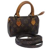 Louis Vuitton Vintage Pre-owned Canvas louis-vuitton-vskor Brown, Dam