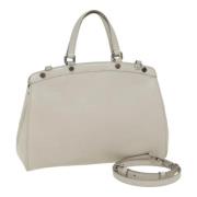 Louis Vuitton Vintage Pre-owned Laeder handvskor White, Dam