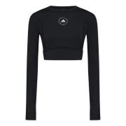 Adidas by Stella McCartney Svart Toppkläder Aw24 Chic Design Black, Da...