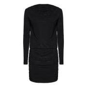 Versace Jeans Couture Svart Strass Öppen Rygg Miniklänning Black, Dam