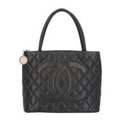 Chanel Vintage Pre-owned Laeder chanel-vskor Black, Dam