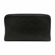 Chanel Vintage Pre-owned Laeder chanel-vskor Black, Dam