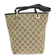 Gucci Vintage Pre-owned Canvas gucci-vskor Brown, Dam