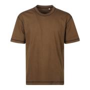 Sunflower Stilig Kontrast T-shirt Brown, Herr