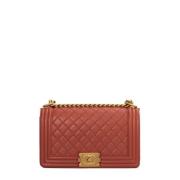 Chanel Vintage Pre-owned Laeder chanel-vskor Pink, Dam