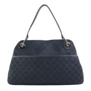 Gucci Vintage Pre-owned Canvas gucci-vskor Black, Dam